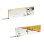 TooQ Support Mural Fixe pour TV VESA 300x200 à 1200x800 mm, Jusqu'à 140 Pouces, 125 kg, Acier Noir LP1401TF-B