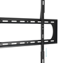 TooQ Support Mural Fixe pour TV VESA 300x200 à 1200x800 mm, Jusqu'à 140 Pouces, 125 kg, Acier Noir LP1401TF-B