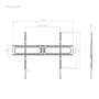 TooQ Support mural fixe LP1401TF-B pour écrans de 37 à 140 pouces