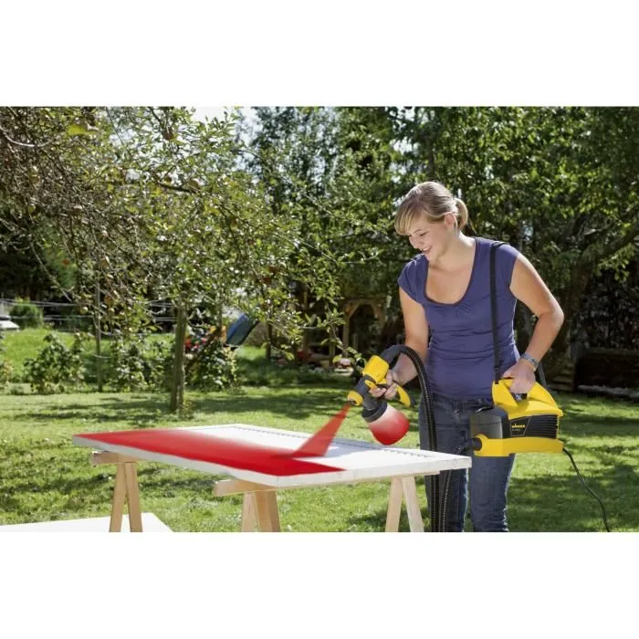 Wagner Pistolet à Peinture Basse Pression Universal Sprayer W690 - pour Murs, Plafonds, Laques et Lasures avec 2 Buses ISPRAY 1300 ml et Perfect Spray 800 ml