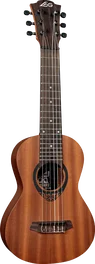 LAG Ukelele Tiki Uku Tenor en Sapelli avec Satiné - 432 mm - Étui Inclus
