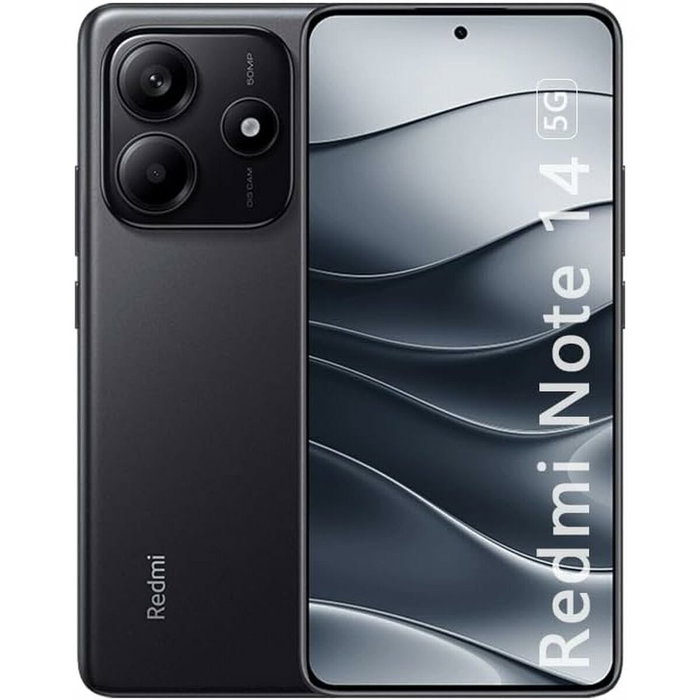 Smartphone Xiaomi Redmi Note 14 5G 6,67" Octa Core Mediatek Dimensity 7025 8 GB RAM 256 GB Noir
