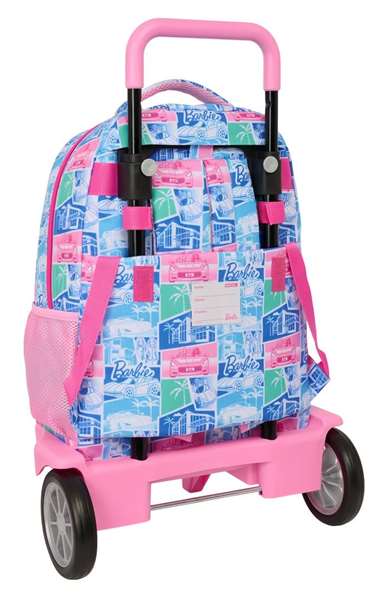 Safta Mochila gde. c/ruedas compact evol. ext. Barbie 33x45x22cm Safta Mochila gde. c/ruedas compact evol. ext. Barbie 33x45x22cm