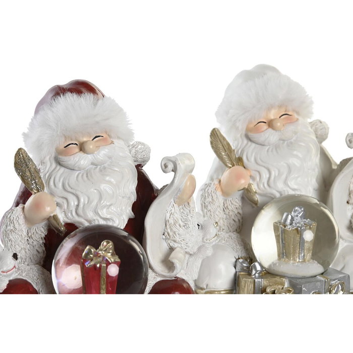Décorations de Noël DKD Home Decor Résine (2 Unités) (14 x 12 x 14 cm)