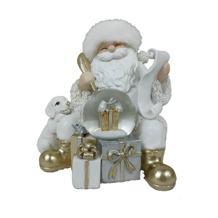 Décorations de Noël DKD Home Decor Résine (2 Unités) (14 x 12 x 14 cm)