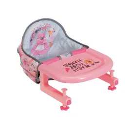 Baby Born Chaise haute pour poupée - Jouet d'imitation pour enfants dès 3 ans - Pour poupées jusqu'à 43 cm - Design multicolore
