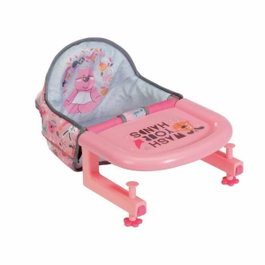 Baby Born Chaise haute pour poupon Rose