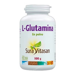 Sura Vitasan L-Glutamine 100 g Poudre Sucre Alimentaire Sport Complément