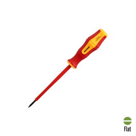 WOLFPACK LINEA PROFESIONAL Tournevis Plat Isolé VDE 1 000 V 0,5 x Ø 3,0 x 100 mm