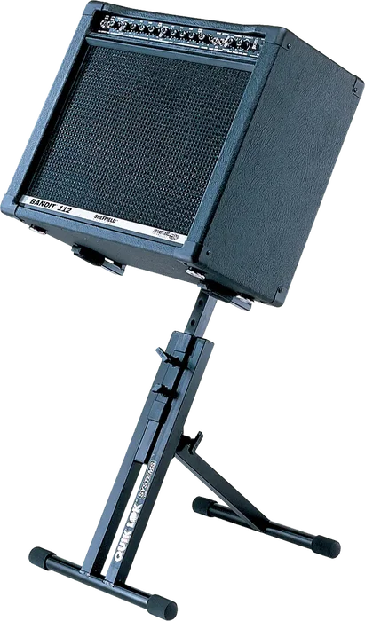 QUIKLOK Z-726 Expressor Support pour amplificateur réglable en hauteur 5 positions, noir, acier