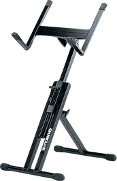 QUIKLOK Z-726 Expressor Support pour amplificateur réglable en hauteur 5 positions, noir, acier