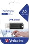 Verbatim Pinstripe Clé USB 3.2 32 Go Noir