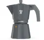 Pezzetti Italexpress Cafetière italienne Moka en Aluminium 3 Tasses Bleu pour une Préparation Rapide de Café Intense