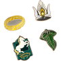 ERIK - Set de 4 pins The Lord of the Rings - Figurines 2,5x4 cm - Le Seigneur des Anneaux