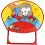 Fun House - Fauteuil pliable enfant T'Choupi, Structure métal, Polyester lavable, A partir de 24 mois, Dimensions 47x54x45 cm