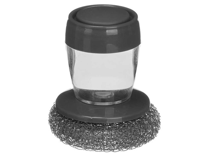 Kinvara Éponge avec Distributeur 9x10x9 cm Gris Plastique (Set de 12) Kinvara Éponge avec Distributeur 9x10x9 cm Gris Plastique (Set de 12)