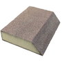 Buscasa Taco de ponçage oblique 125 x 75 x 25 mm grain 100 fin