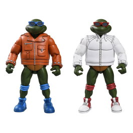 NECA Tortues Ninja (Cartoon) figurine Punk Leo et Punk Raph 2 Pack 18 cm