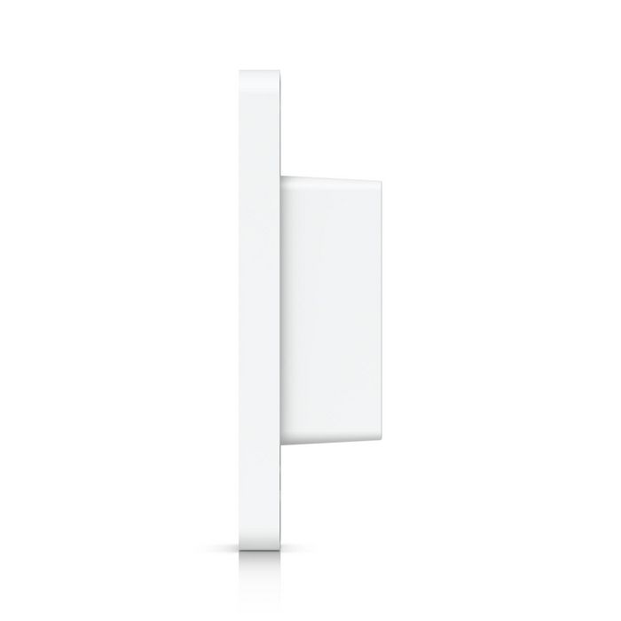 Ubiquiti UA-Hub - Support mural pour box, port RJ45 10/100 Mbps, PoE+, résistance IP55, en alliage d'aluminium et polycarbonate, blanc