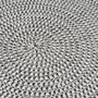 BigBuy Home Tapis Blanc Gris 90 x 90 x 0,2 cm