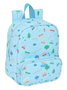 Safta Sac à dos de maternelle avec poche, motif Voitures, 22 x 27 x 10 cm