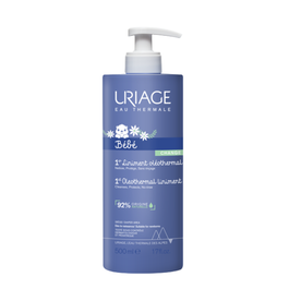 Uriage Bébé 1ère Crème Nettoyante Douce Hydratante et Nettoyante pour le Visage et le Corps - Taille Familiale 550 ml