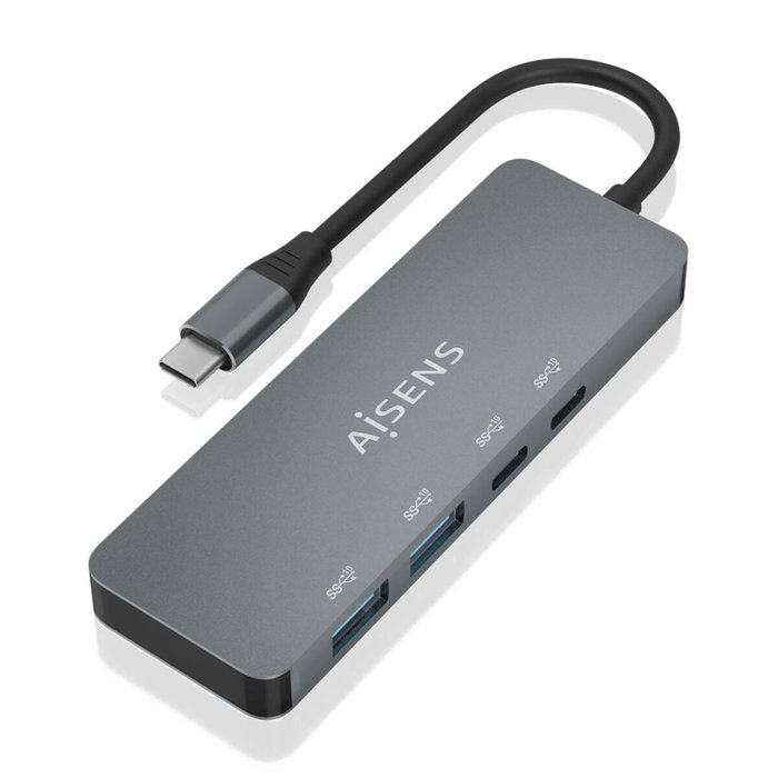 Hub USB Aisens A109-0694 Gris (1 Unité) Hub USB Aisens A109-0694 Gris (1 Unité)
