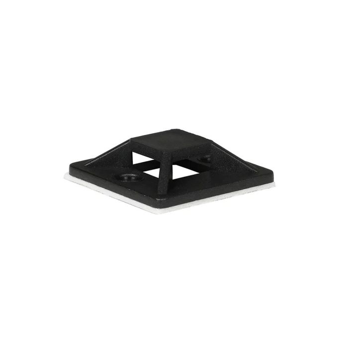 Lanview Supports de serre-câbles autocollants 25mm x 25mm, 50 pièces, Noir Lanview Supports de serre-câbles autocollants 25mm x 25mm, 50 pièces, Noir