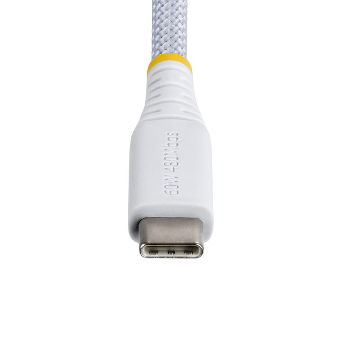 Câble USB Startech USB2CC2MNCBRWH Blanc 2 m