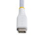 Câble USB Startech USB2CC2MNCBRWH Blanc 2 m