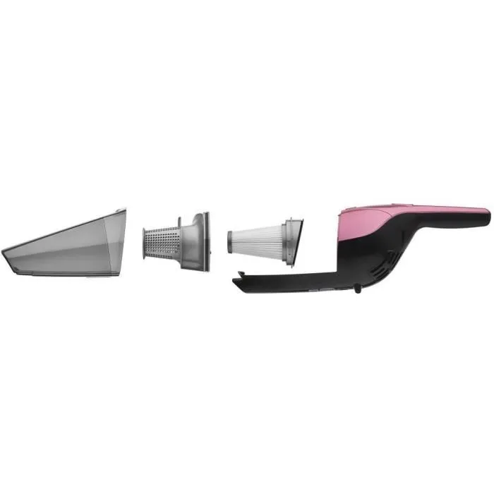 Sencor SVC 0604RD Aspirateur balai sans fil 3 en 1 - Léger, autonomie 45 min, filtration HEPA, éclairage LED, idéal poils d'animaux