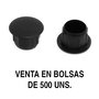 Herrajes Alk Tapa Mina Ag.10Mm Noir - Cache de trou pour vis noir de 10 mm - Lot de 500 unités