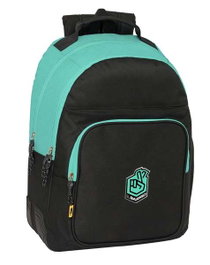Safta Mochila Kings League "El Barrio" - Sac à dos double adaptable au chariot, dimensions 32x42x15 cm