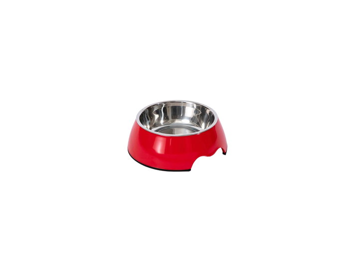 Freedog Bol Mélamine et Inox Rouge M 16cm - 380ml Freedog Bol Mélamine et Inox Rouge M 16cm - 380ml