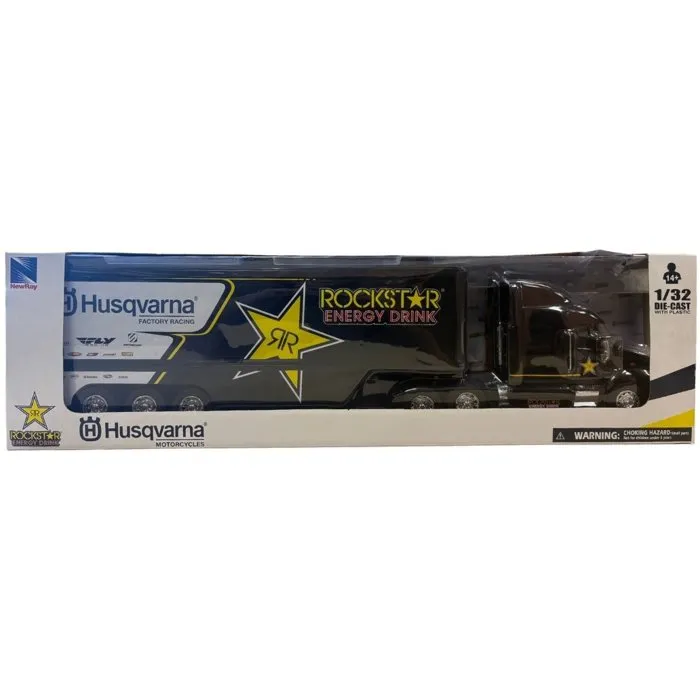 Newray Camion miniature de collection Rockstar Energy Husqvarna Factory - 1/32