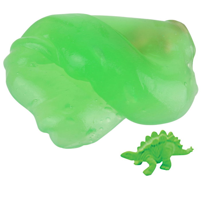 Jeux 2 momes Slime avec figurine de dinosaure
