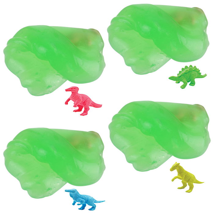 Jeux 2 momes Slime avec figurine de dinosaure