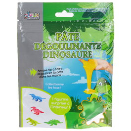Jeux 2 momes Slime avec figurine de dinosaure