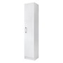 Armoire à balai Alexandra House Living Blanc Bois MDP 35 x 170 x 32 cm 1 porte Réversible