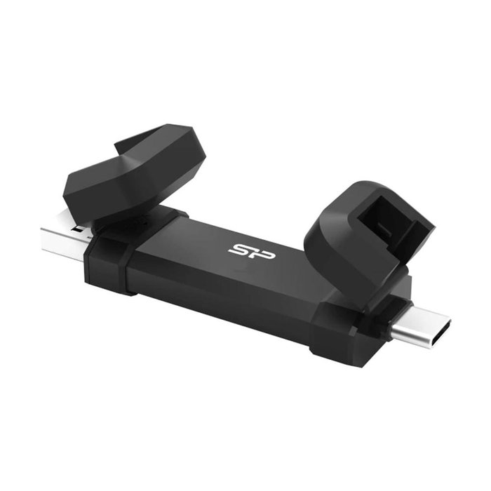 Silicon Power SP250GBUC3S72VPK Clé USB DS72 250GB USB 3.2 Gen 2 Type-A + Type-C 1050 Mo/s Lecture