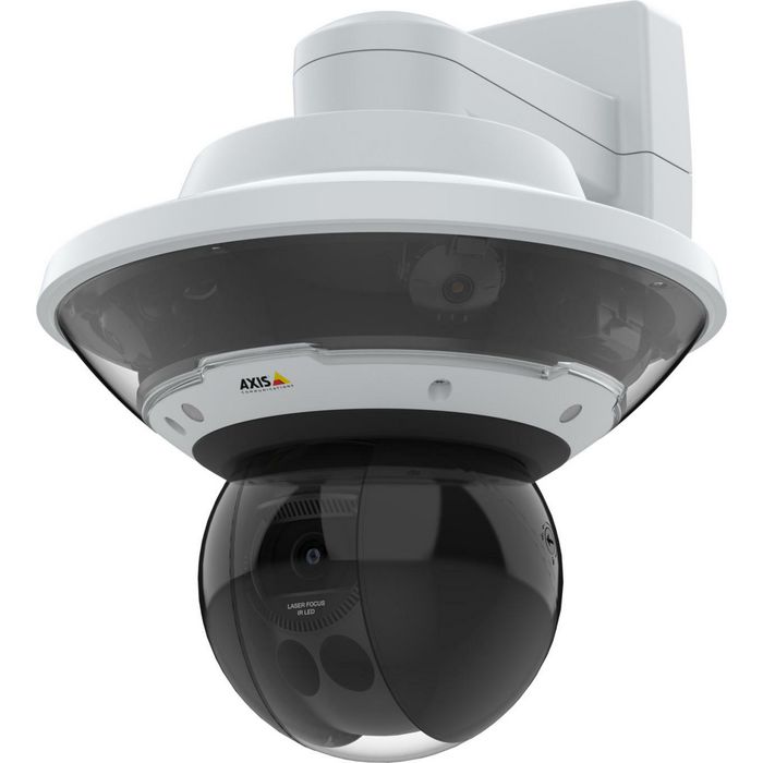 Axis Support mural/sur poteau TQ5001-E pour caméras PTZ, câble et connecteur RJ45 IP66 intégrés, robuste IK10, intérieur/extérieur
