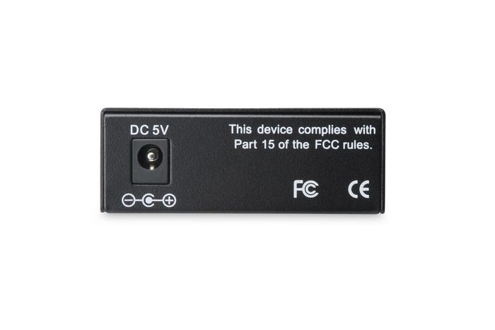 Digitus - Convertisseur de média Gigabit Ethernet autonome, port RJ45 vers slot SFP Open (sans module), portée jusqu'à 80 km