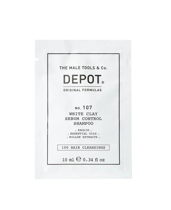 Depot 100 Hair Cleansing No. 107 au Kaolin, 10 ml Depot 100 Hair Cleansing No. 107 au Kaolin, 10 ml