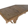 Home ESPRIT Table d'appoint Brun foncé bois de teck 195 x 50 x 82 cm