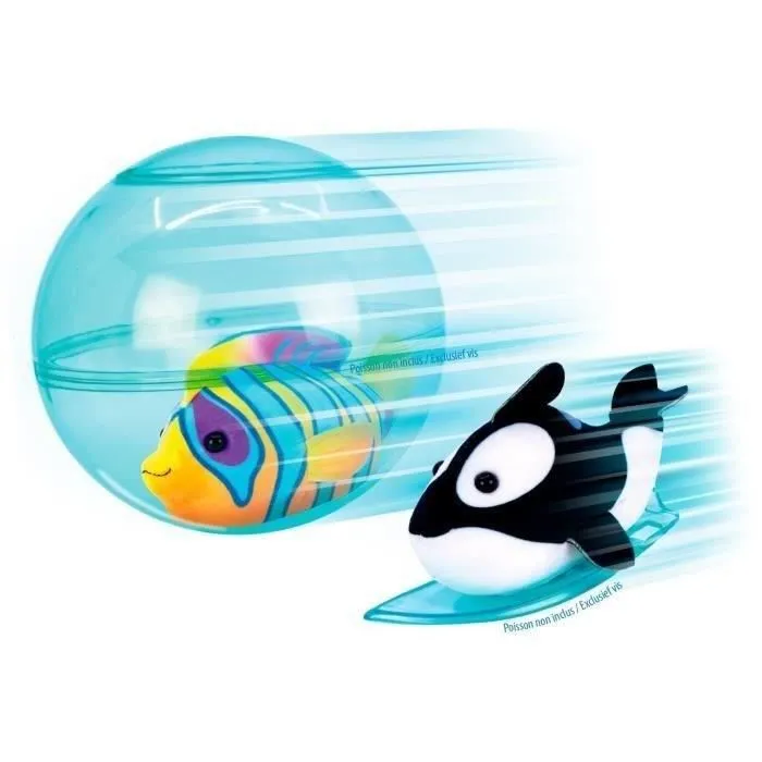 Lansay Zhu Zhu Aquarium 51001 - Aquarium miniature interactif avec planche de surf, jouet pour poissons, animaux de compagnie virtuels Lansay Zhu Zhu Aquarium 51001 - Aquarium miniature interactif avec planche de surf, jouet pour poissons, animaux de compagnie virtuels