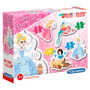CLEMENTONI Mon Premier Puzzle Princesses Disney, 3-6-9-12 Pièces, Puzzle Enfant de 3 Ans et Plus