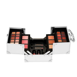 Magic Studio Valise de Maquillage Colorful Swanky Case - Lot Complet de Produits avec Fard à Paupières, Fard à Joues et Rouge à Lèvres - Textures Douces, Tenue Longue