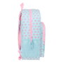 SAFTA - Sac à dos Pembe The Pink Cat pour école, voyage 42 cm avec sac frontal spacieux, adaptable au chariot à bagages, ergonomique et avec porte-gourdes