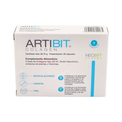 Artibit Complément alimentaire de collagène marin 30 capsules Artibit Complément alimentaire de collagène marin 30 capsules