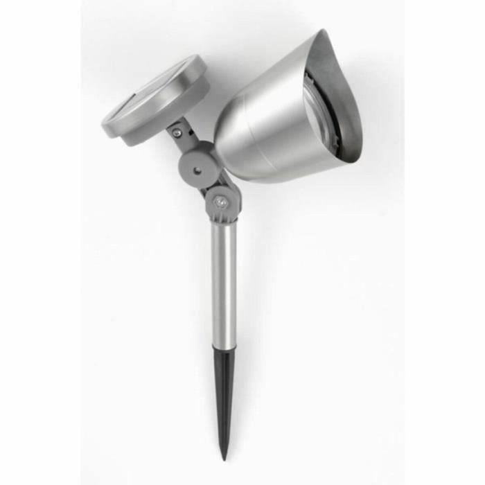 Galix Spot Solaire en Inox Brossé, 30 Lumens, 3 LED